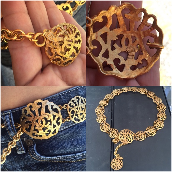 🔴SOLD🔴💠HP 08-15💠 Unique and rare CHANEL belt. - Picture 4 of 4