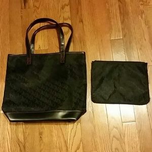 Victoria secret purse with matching cosmetic bag