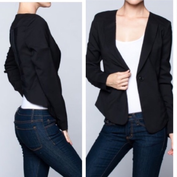 💥💥💥Black zipper back jacket ONLY BLACK LEFT - Picture 4 of 4