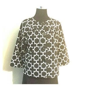 Graphic Print Swing Jacket