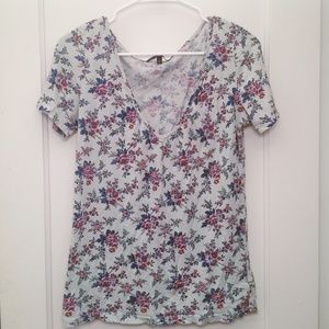 Truly Madly Deeply Scoop Neck Floral Tee