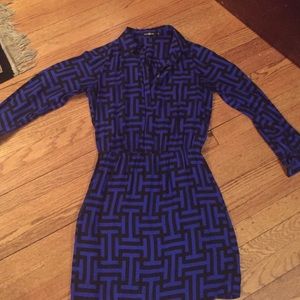 Alice and Trixie darryl silk shirt dress XS