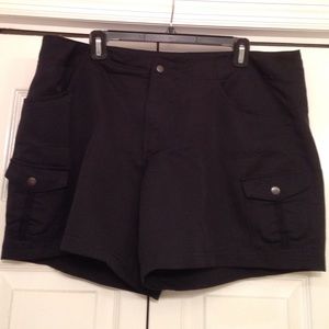 Magellan Black Cargo Shorts