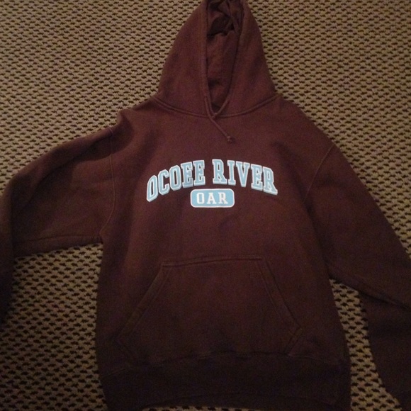 Brown Ocoee River hoodie