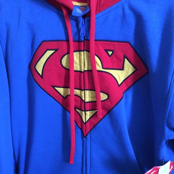 Superman zip up hoodie