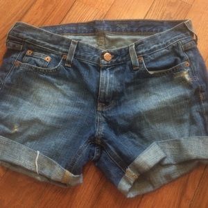 J crew cutoff shorts