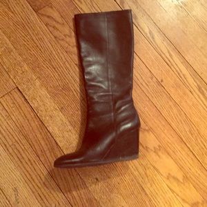 Loeffler Randall size 7.5 tall black boots