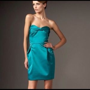 Emerald green cocktail dress