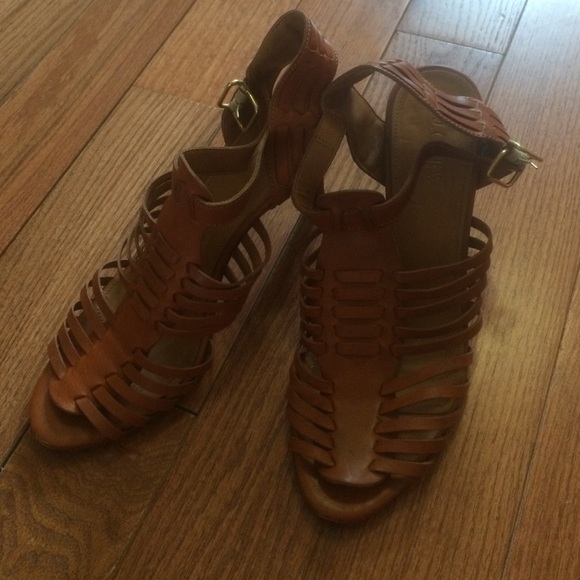 J crew sandal heels