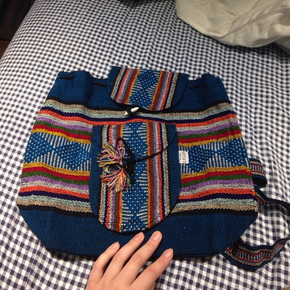 Mini multi colored bag from Mexico