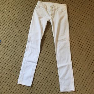 Hudson white jeans