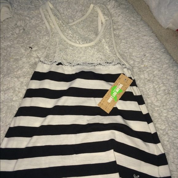 flowy lace tank