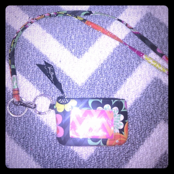Vera Bradley Lanyard & Coin Wallet / ID Holder