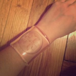 Clear Tory Burch cuff.