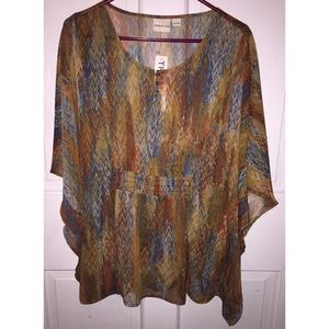Tribal Chevron Blouse