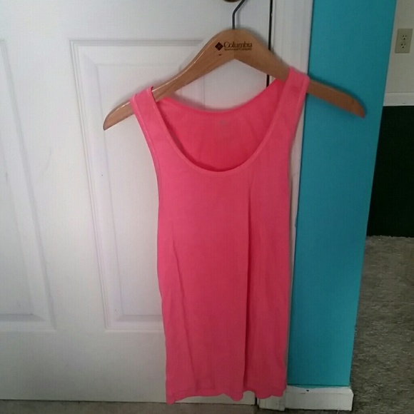 Hot pink tank top