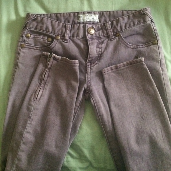 Free people purple jeans