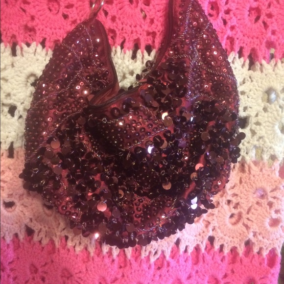 Sequin handbag