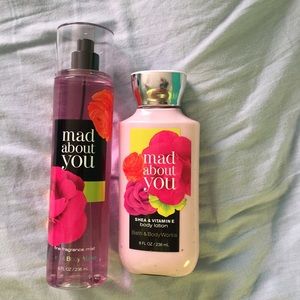 Bath and body works lotion and body spray!