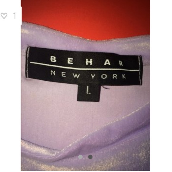 Velvet lilac tshirt - Picture 2 of 2