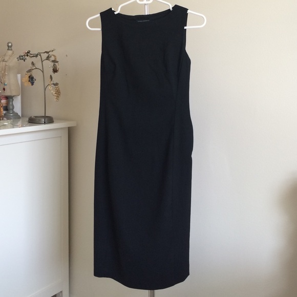Black banana republic sheath dress.