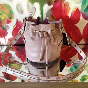 🎀SOLD🎀Juicy Couture Amethyst Leather Bucket Bag