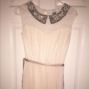 Cream lace dress