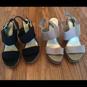 2 pairs! Jessica Simpson wedges