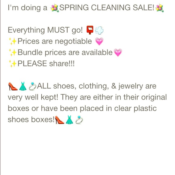 💐SPRING SALE💐 👗👠💍