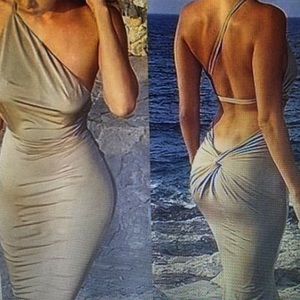 NWT Knot Design Spaghetti Strap Mermaid Dress