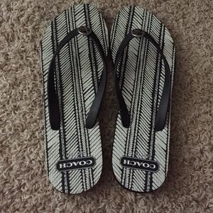 Coach flip-flops