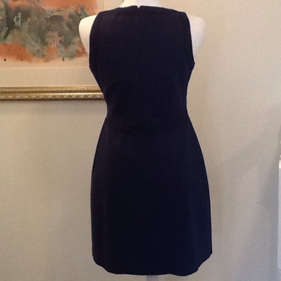 Tahari  classic navy blue dress - Picture 3 of 4