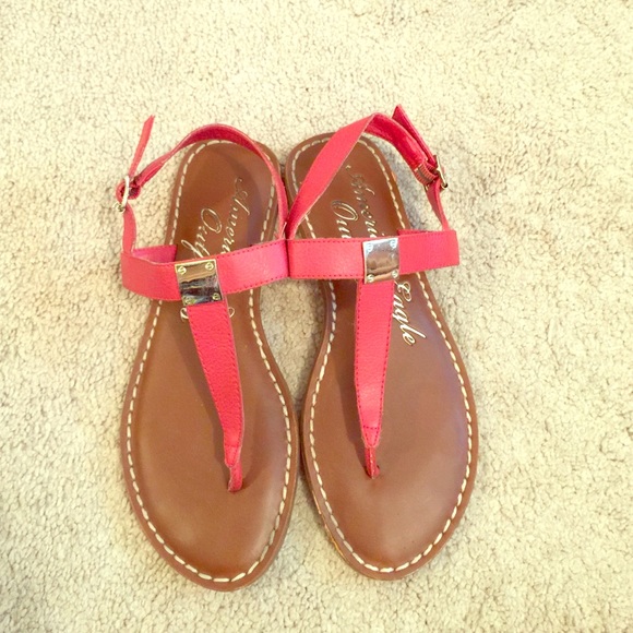 ❗️SOLD❗️American eagle red sandals