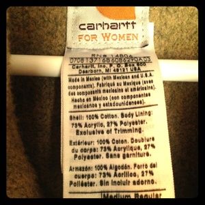 Carhartt Women's vest, size Medium