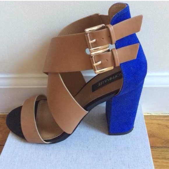 Thick heel heels