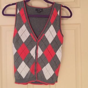 Argyle sweater vest