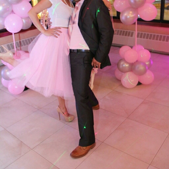 Pink Tulle Tutu Skirt