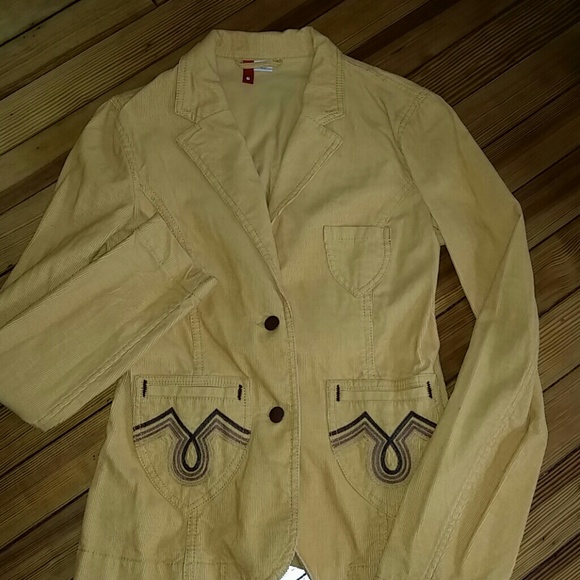 Retro, Mustard, Corduroy Blazer from H&M Size 6