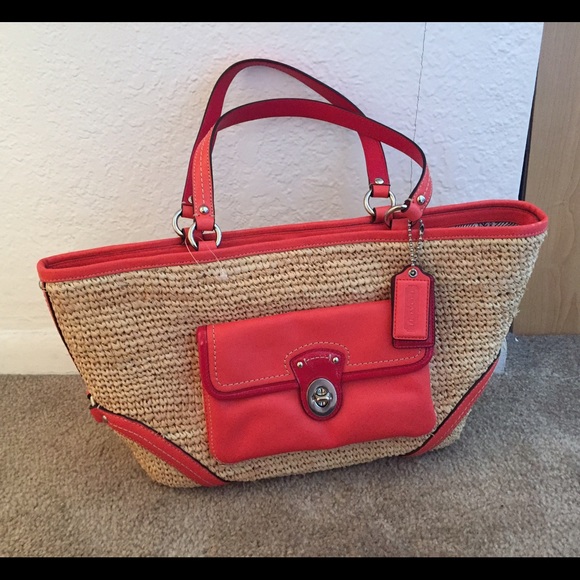 Coach Straw Tote