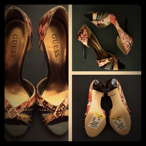 Gorgeous Guess Heels Sz 6