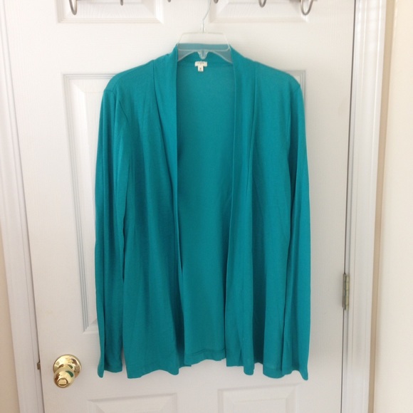 Light teal long sleeve sweater
