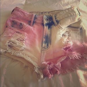 Bull Head high waist shorts
