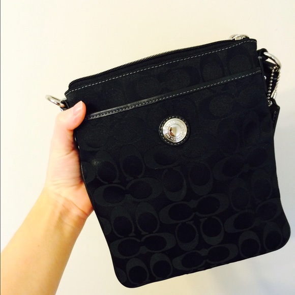 Black Coach Cross Body Purse