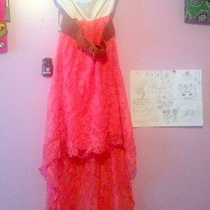 A high and low dress