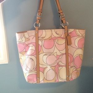 Pink Coach Bag