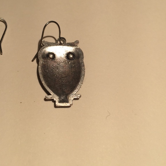 Owl earrings - Picture 2 of 2