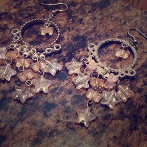 Light pink earrings