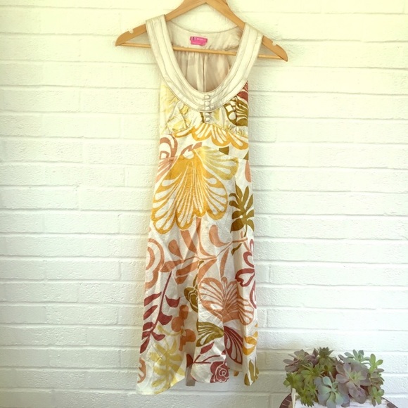 BCBG Floral Patterned Dress - Picture 1 of 4