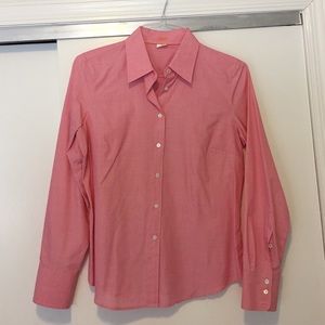 Like New J. Crew pink dress shirt oxford size S/M 100% cotton