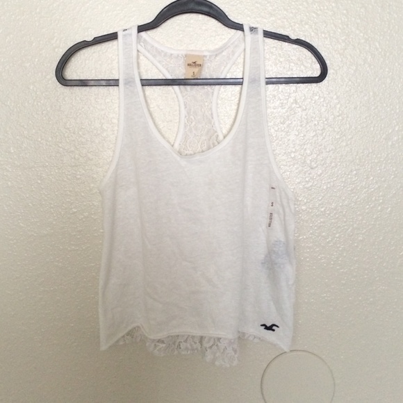 NWT Hollister white top - Picture 1 of 3